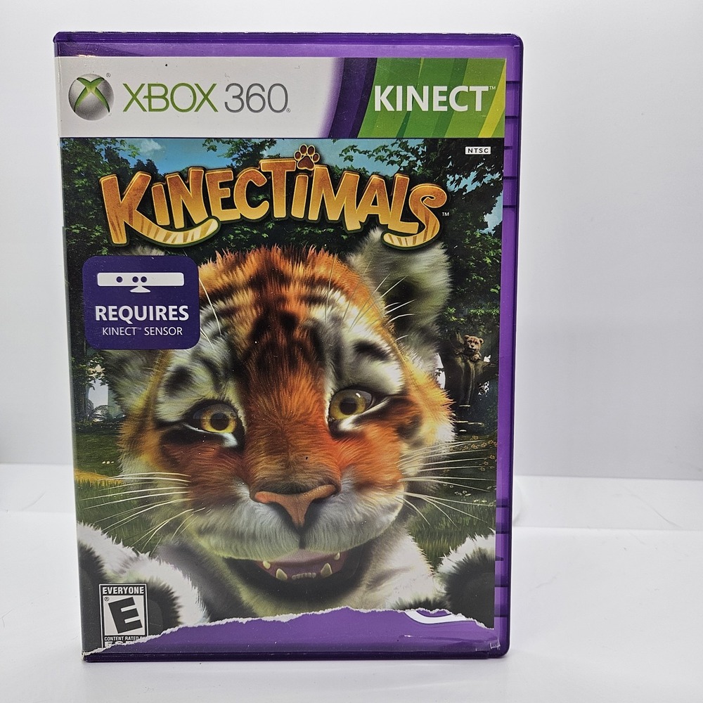 Kinectimals Xbox 360‎ Game CIB Complete Kinect Required Purple Case